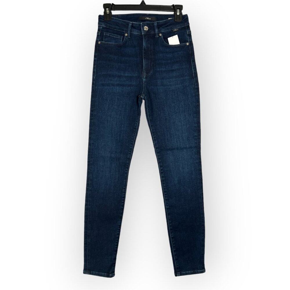 NWT MAVI SCARLETT Super High Rise Skinny Jeans SIZE 27 x 29 Dark Organic Denim